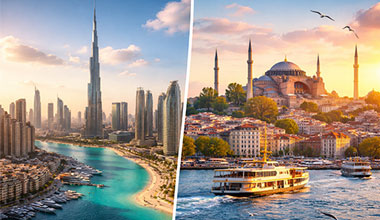 سفر به دبی یا استانبول؟ راهنمای کامل برای انتخاب